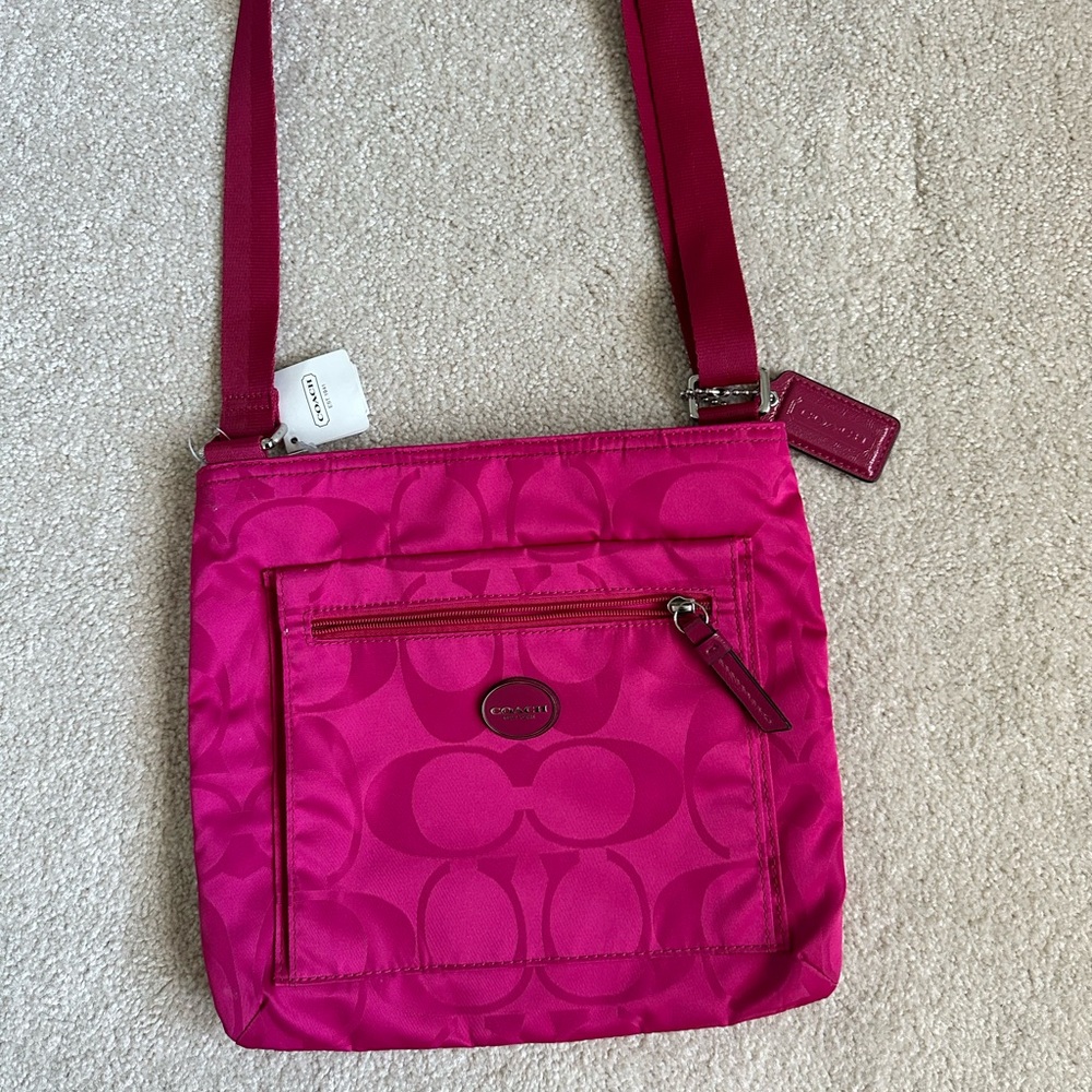 Coach Fuchsia Crossbody Bag